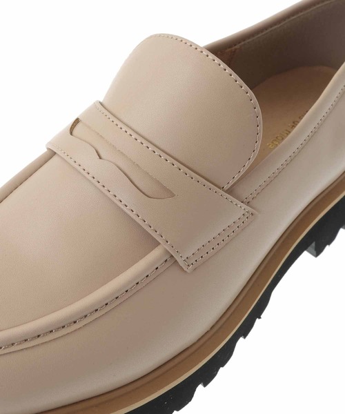 31 Sons de mode（トランテアン　ソン　ドゥ　モード）の「レインローファー（パンプス・レディース・ベージュ/ブラック・S/M/L）」の7枚目の写真