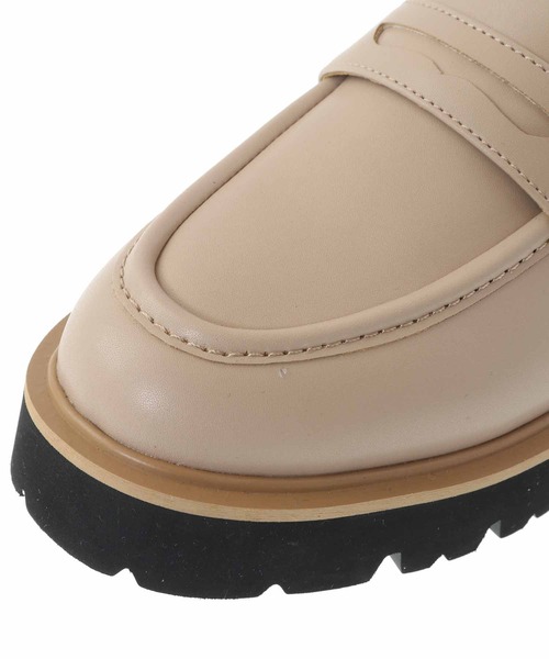 31 Sons de mode（トランテアン　ソン　ドゥ　モード）の「レインローファー（パンプス・レディース・ベージュ/ブラック・S/M/L）」の6枚目の写真