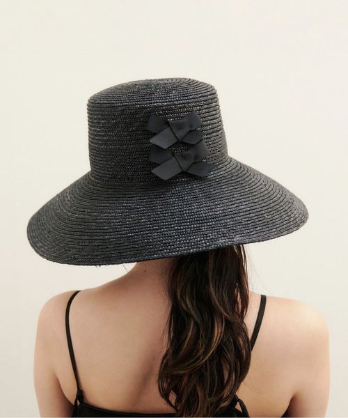 kiehtova(キエトヴァ)の「【kiehtova】greta hat KHHT‐1(ハット・レディース・ベージュ/ブラック・FREE)」の4枚目の写真