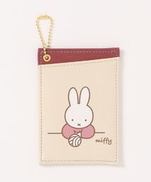 miffy/ミッフィー　毛糸柄両面パスケース