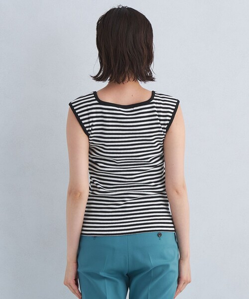 green label relaxing(グリーンレーベルリラクシング)の「デコルテ フレンチ プルオーバー カットソー(Tシャツ/カットソー・レディース・その他1/オレンジ/オフホワイト/ブラック・FREE)」の21枚目の写真