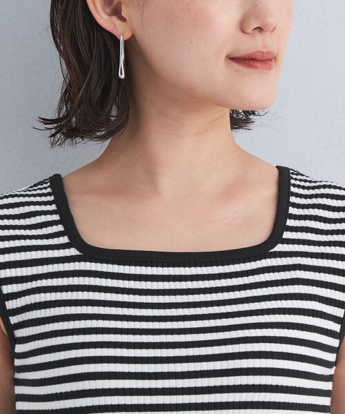 green label relaxing(グリーンレーベルリラクシング)の「デコルテ フレンチ プルオーバー カットソー(Tシャツ/カットソー・レディース・その他1/オレンジ/オフホワイト/ブラック・FREE)」の10枚目の写真