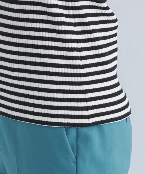 green label relaxing(グリーンレーベルリラクシング)の「デコルテ フレンチ プルオーバー カットソー(Tシャツ/カットソー・レディース・その他1/オレンジ/オフホワイト/ブラック・FREE)」の12枚目の写真