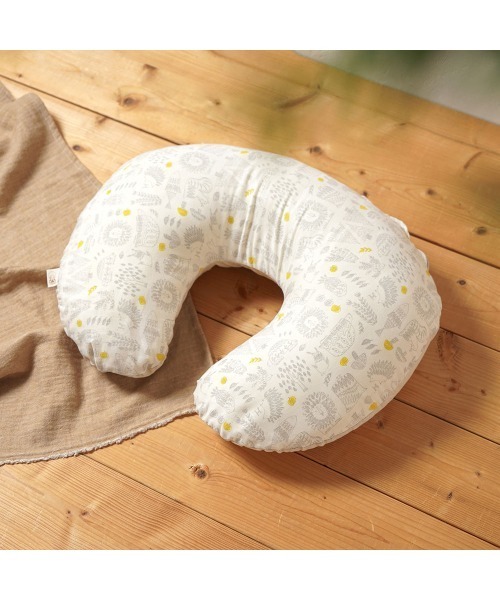 Hoppetta（ホッペッタ）の「【Hoppettaホッペッタ】 pono ママ＆ベビークッション　授乳クッション（授乳ケープ/授乳クッション・キッズ・ベージュ・ONE SIZE）」の5枚目の写真