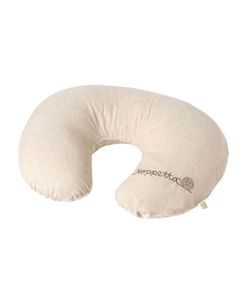 Hoppetta（ホッペッタ）の「【Hoppettaホッペッタ】 pono ママ＆ベビークッション　授乳クッション（授乳ケープ/授乳クッション・キッズ・ベージュ・ONE SIZE）」の4枚目の写真