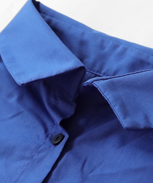 antiqua(アンティカ)の「ドルマンシャツ(シャツ/ブラウス・レディース・ブラック/ブルー・ONESIZE)」の10枚目の写真