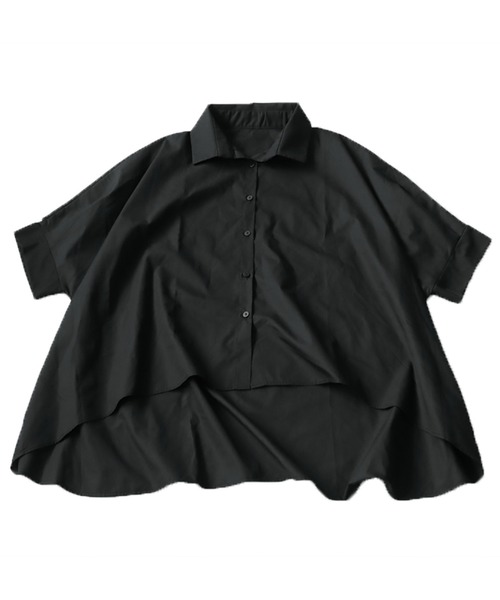 antiqua(アンティカ)の「ドルマンシャツ(シャツ/ブラウス・レディース・ブラック/ブルー・ONESIZE)」の8枚目の写真