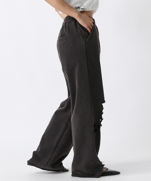 PAGEBOY（ページボーイ）の「ダメージウラケパンツ（その他パンツ・レディース・ブラック/ダークグリーン・FREE）」の7枚目の写真