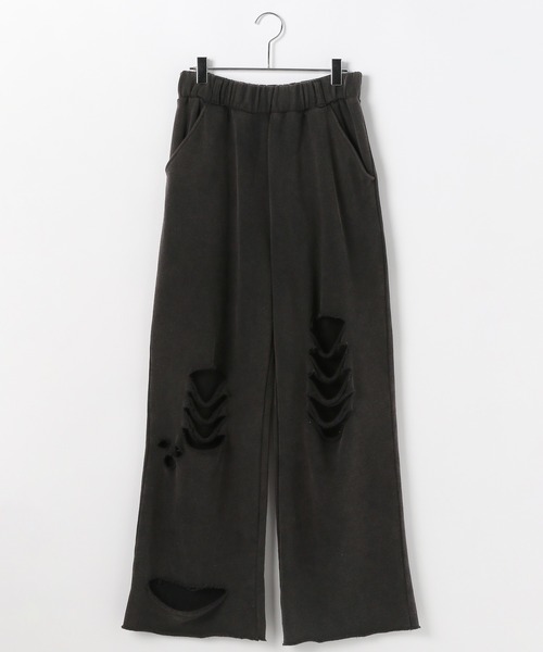 PAGEBOY（ページボーイ）の「ダメージウラケパンツ（その他パンツ・レディース・ブラック/ダークグリーン・FREE）」の12枚目の写真