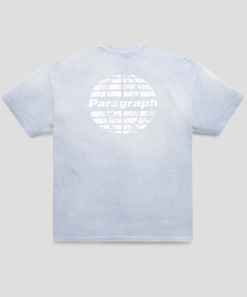 Paragraph（パラグラフ）の「A'GEM/9 × .kom 『Paragraph/パラグラフ』 CIRCLE LOGO DYING T SHIRT/ピグメントバックアースロゴ半袖カットソー（Tシャツ/カットソー・レディース・ピンク/ライトグリーン/ライトブルー/チャコールグレー・FREE）」の3枚目の写真