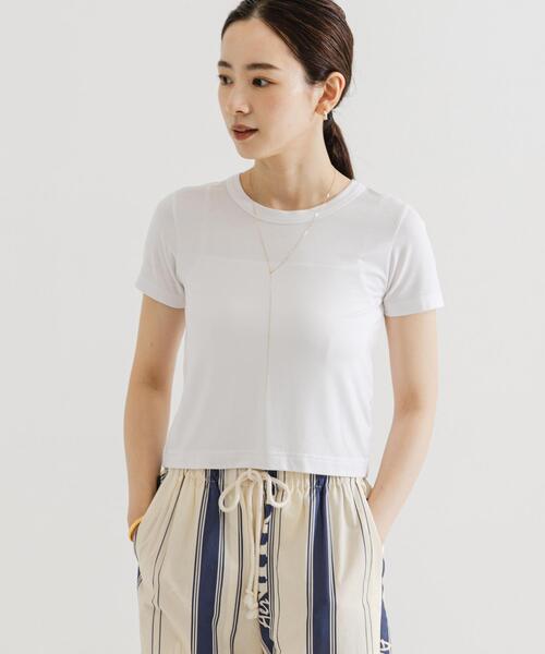 URBAN RESEARCH(アーバンリサーチ)の「NINETY PERCENT JULIO TOP(Tシャツ/カットソー・レディース・ホワイト・SMALL)」の1枚目の写真