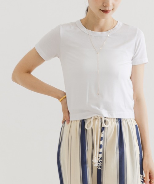 URBAN RESEARCH（アーバンリサーチ）の「NINETY PERCENT　JULIO TOP（Tシャツ/カットソー・レディース・ホワイト・SMALL）」の8枚目の写真