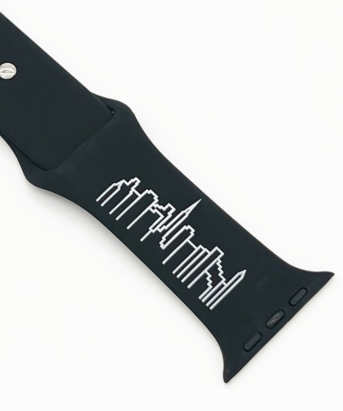 Manhattan Portage（マンハッタンポーテージ）の「【Manhattan Portage】Apple Watch Silicone Band（49mm/45mm/44mm） FSUN（その他小物・メンズ・ブラック・FREE）」の2枚目の写真