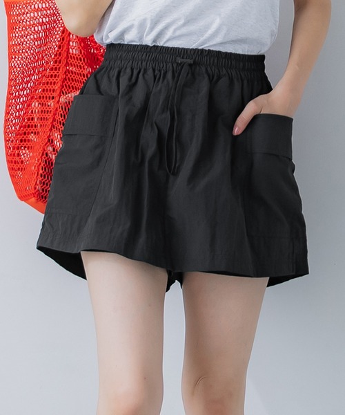 TOCCA　新品未使用　キュロットパンツ セール】 【透けにくい】洗えるTCリネンツイル 膝丈キュロット