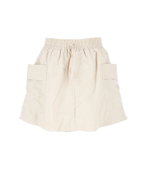 coca（coca）（コカ）の「ワッシャーナイロンキュロット/撥水（カーゴパンツ・レディース・ブラック/カーキ/ライトベージュ/レッド/ホワイト・M/L/S）」の6枚目の写真