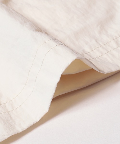 coca（coca）（コカ）の「ワッシャーナイロンキュロット/撥水（カーゴパンツ・レディース・ブラック/カーキ/ライトベージュ/レッド/ホワイト・M/L/S）」の9枚目の写真