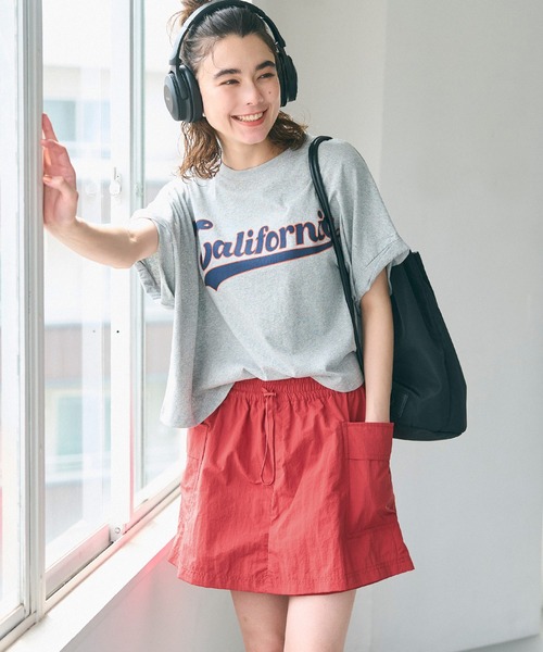 coca（coca）（コカ）の「ワッシャーナイロンキュロット/撥水（カーゴパンツ・レディース・ブラック/カーキ/ライトベージュ/レッド/ホワイト・M/L/S）」の22枚目の写真