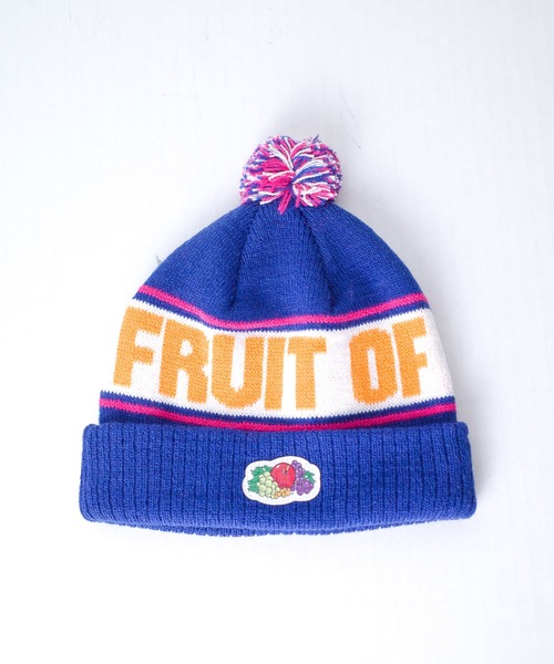 FRUIT OF THE LOOM(フルーツオブザルーム)の「『FRUIT OF THE LOOM』KIDS BON BON Knit watch(ニットキャップ/ビーニー・キッズ・イエロー/ブルー/ベージュ・FREE)」の3枚目の写真