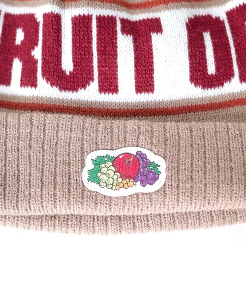 FRUIT OF THE LOOM(フルーツオブザルーム)の「『FRUIT OF THE LOOM』KIDS BON BON Knit watch(ニットキャップ/ビーニー・キッズ・イエロー/ブルー/ベージュ・FREE)」の7枚目の写真