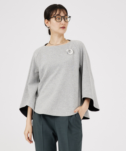 【24AW新作新品タグ付】qualiteカリテ　ブークレージャージプルオーバー qualite（カリテ）の「ブークレージャージプルオーバー（Tシャツ