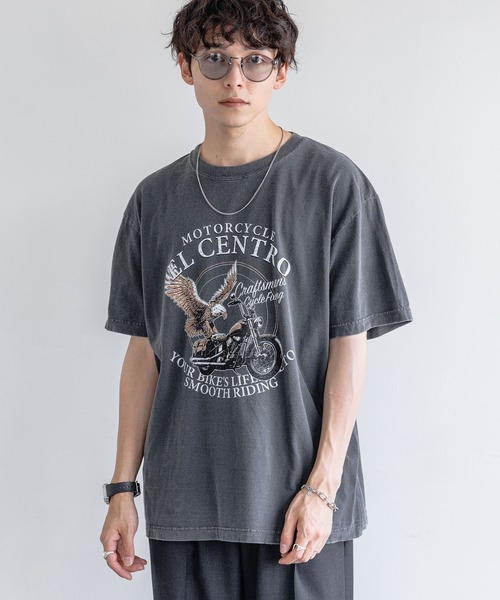 RAGEBLUE(レイジブルー)の「ヴィンテージライク/プリントTシャツ(Tシャツ/カットソー・メンズ・スミクロ/ブラック系その他・X-LARGE/LARGE)」の2枚目の写真