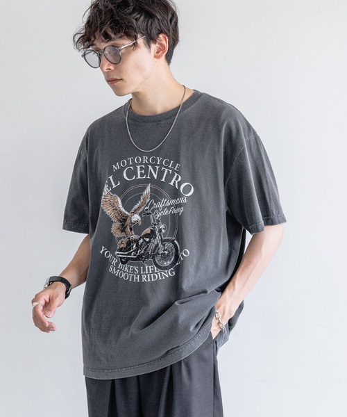 RAGEBLUE(レイジブルー)の「ヴィンテージライク/プリントTシャツ(Tシャツ/カットソー・メンズ・スミクロ/ブラック系その他・X-LARGE/LARGE)」の9枚目の写真