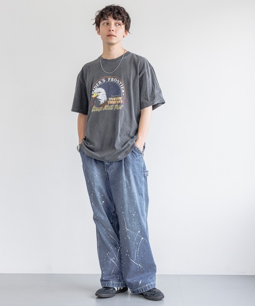 RAGEBLUE(レイジブルー)の「ヴィンテージライク/プリントTシャツ(Tシャツ/カットソー・メンズ・スミクロ/ブラック系その他・X-LARGE/LARGE)」の4枚目の写真