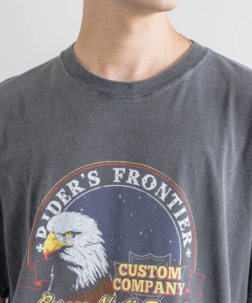 RAGEBLUE(レイジブルー)の「ヴィンテージライク/プリントTシャツ(Tシャツ/カットソー・メンズ・スミクロ/ブラック系その他・X-LARGE/LARGE)」の15枚目の写真