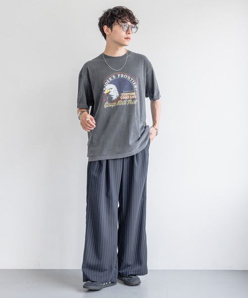 RAGEBLUE(レイジブルー)の「ヴィンテージライク/プリントTシャツ(Tシャツ/カットソー・メンズ・スミクロ/ブラック系その他・X-LARGE/LARGE)」の3枚目の写真