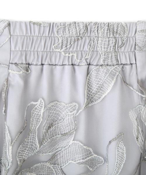 PROPORTION BODY DRESSING(プロポーションボディドレッシング)の「チュール配色レースフレアスカート / 1214220804(スカート・レディース・ダークグレー/グレー・SMALL/MEDIUM/X-SMALL)」の12枚目の写真