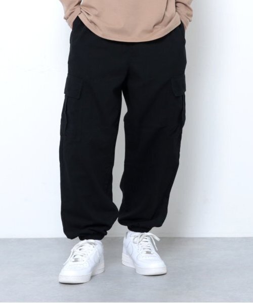 GLAZOS（グラソス）の「【大人向けサイズあり】コットンツイル・カーゴパンツ（その他パンツ・キッズ・ブラック/ベージュ/グリーン・170cm/160cm/150cm/140cm）」の2枚目の写真