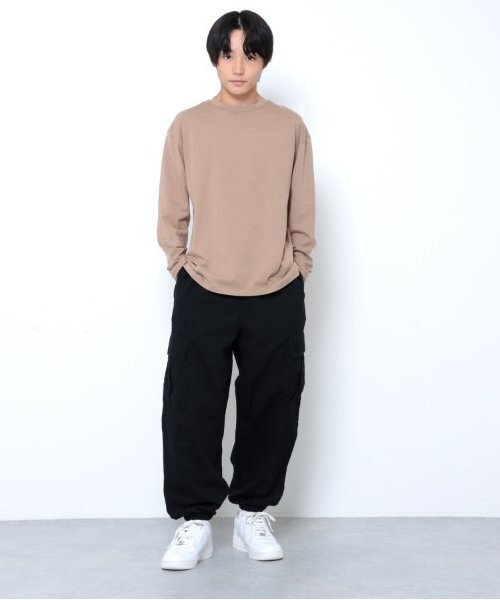 GLAZOS（グラソス）の「【大人向けサイズあり】コットンツイル・カーゴパンツ（その他パンツ・キッズ・ブラック/ベージュ/グリーン・170cm/160cm/150cm/140cm）」の7枚目の写真