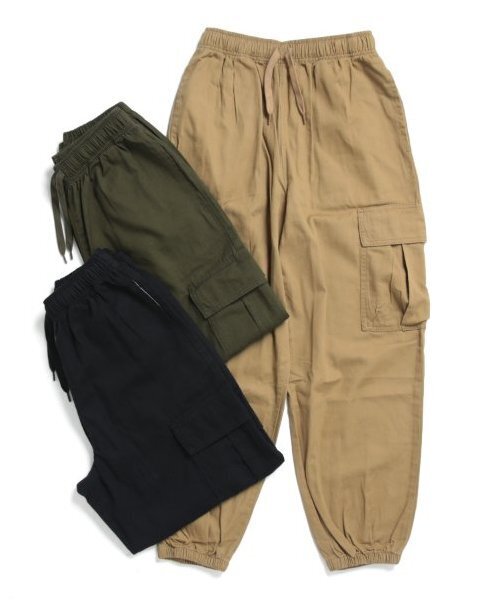 GLAZOS（グラソス）の「【大人向けサイズあり】コットンツイル・カーゴパンツ（その他パンツ・キッズ・ブラック/ベージュ/グリーン・170cm/160cm/150cm/140cm）」の15枚目の写真