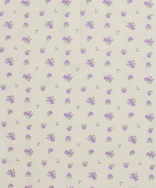 JEMORGAN（ジェーイーモーガン）の「【JEMORGAN / ジェーイーモーガン】花柄ワッフル クレリックヘンリーネックロンＴ レディース 長袖 カットソー(PACK入り)（Tシャツ/カットソー・レディース・ブルー系1/ピンク系1/パープル系1/ブルー系2・F）」の22枚目の写真