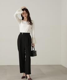 PROPORTION BODY DRESSING | 金具付きストレートパンツ / 1214230900(その他パンツ)
