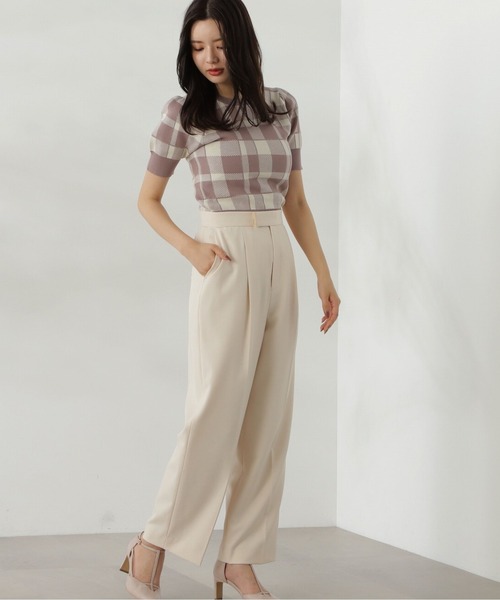 PROPORTION BODY DRESSING(プロポーションボディドレッシング)の「金具付きストレートパンツ / 1214230900(その他パンツ・レディース・ブラック/ベージュ・X-SMALL/SMALL/MEDIUM)」の17枚目の写真