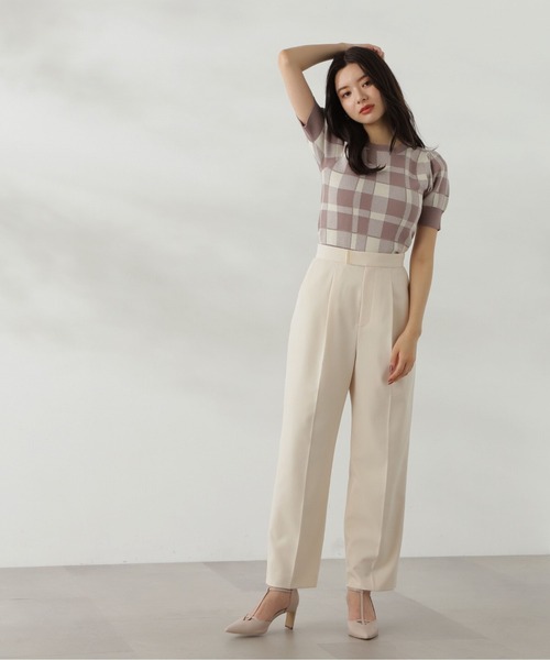 PROPORTION BODY DRESSING(プロポーションボディドレッシング)の「金具付きストレートパンツ / 1214230900(その他パンツ・レディース・ブラック/ベージュ・X-SMALL/SMALL/MEDIUM)」の18枚目の写真