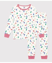 マロン！プチバトー　長袖パジャマ　12ans 3点 PETIT BATEAU｜プチバトー（キッズ）のルームウェア/パジャマ