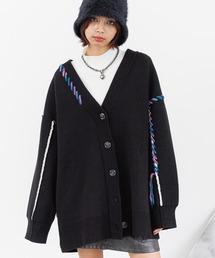 PAGEBOY | Wフェイスネップステッチカーディガン(ニット/セーター)