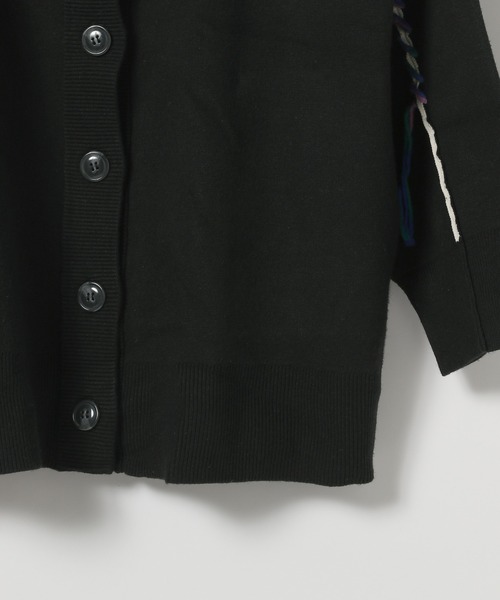 【希少】マルジェラ　カーディガン　ネイビー・ホワイト　Sサイズ　ニット Maison Margiela（メゾンマルジェラ）中古・古着オンライン通販