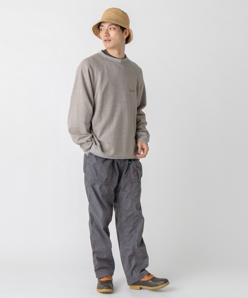 L.L.Bean(エルエルビーン)の「【JAPAN EDITION】ポーテージ・クルーネック・スウェットシャツ(スウェット・メンズ・ライトグレー/チャコール/グリーン系・MEDIUM/LARGE)」の16枚目の写真