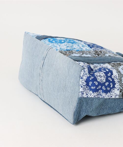 CUBE SUGAR（キューブシュガー）の「ペイズリー柄トートバッグ（トートバッグ・レディース・ブルー系その他/パープル系その他・M）」の20枚目の写真