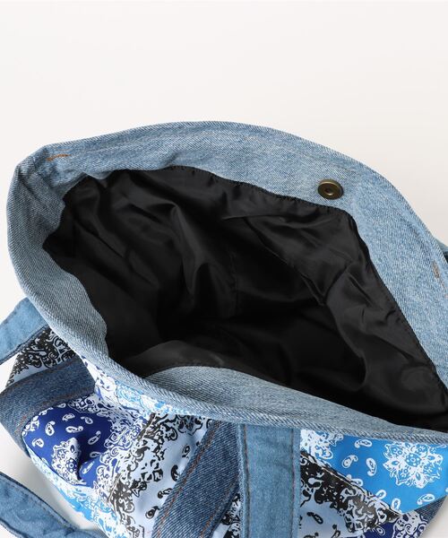 CUBE SUGAR（キューブシュガー）の「ペイズリー柄トートバッグ（トートバッグ・レディース・ブルー系その他/パープル系その他・M）」の21枚目の写真