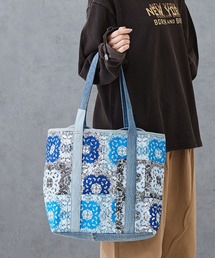 ペイズリー柄トートバッグ