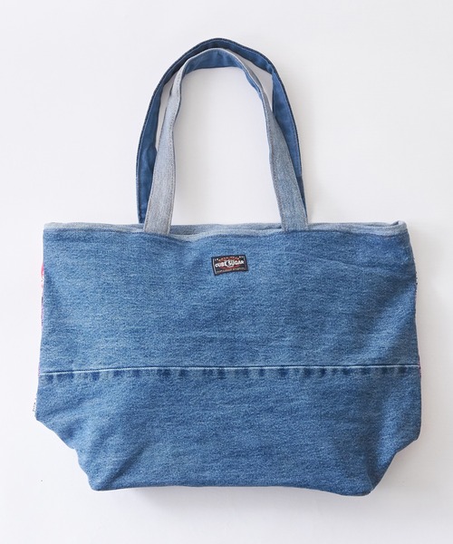 CUBE SUGAR（キューブシュガー）の「ペイズリー柄トートバッグ（トートバッグ・レディース・ブルー系その他/パープル系その他・M）」の10枚目の写真