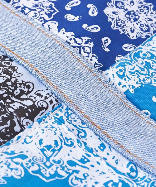 CUBE SUGAR（キューブシュガー）の「ペイズリー柄トートバッグ（トートバッグ・レディース・ブルー系その他/パープル系その他・M）」の17枚目の写真