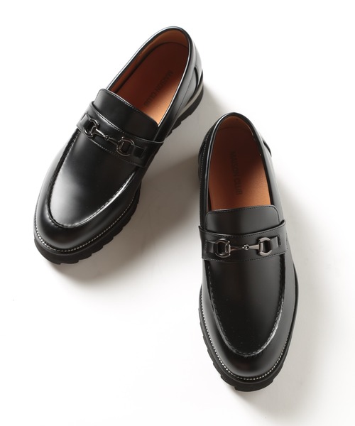 SETUP7(セットアップセブン)の「【HAUS】SHARK SOLE BIT LOAFERS シャークソール ビットローファー /Pu レザーローファー(ローファー・メンズ・ブラック・M/S/LL/L)」の10枚目の写真