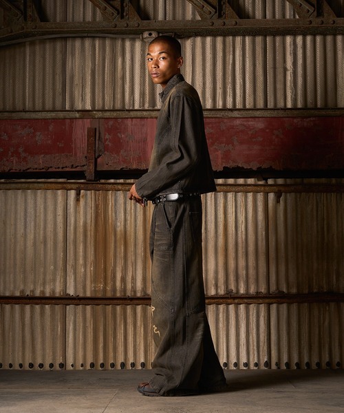 ANDER HUNK（アンダーハンク）の「Graffiti Baggy Denim Pants