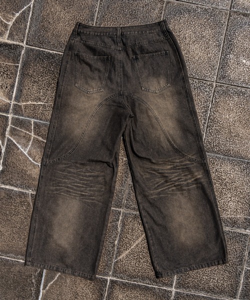ANDER HUNK グラフィティバギーデニムパンツ アンダーハンク ANDER HUNK（アンダーハンク）の「Graffiti Baggy Denim Pants