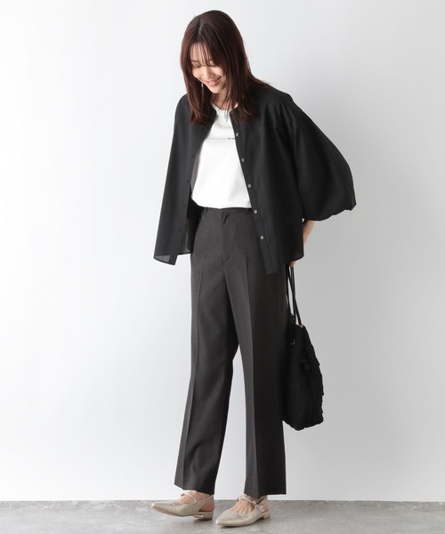GLOBAL WORK(グローバルワーク)の「ウツクシルエットフレアパンツ/132443(その他パンツ・レディース・ブラウン/ブラック/チャコール・LARGE/MEDIUM/SMALL)」の16枚目の写真